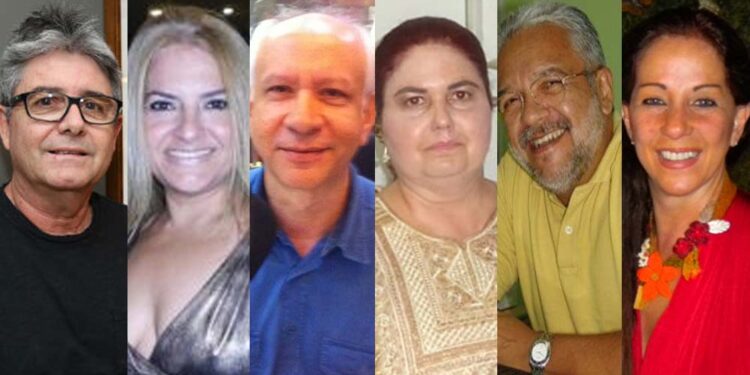Daniel Dobbin, Lana Valentim,  Ednaldo Santos, Maria Tereza Costa Lima e Claudemir Gomes