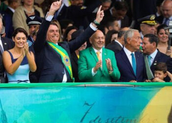 Jair Bolsonaro durante ato de 7 de Setembro em 2022. | Foto: Wilton Junior/Estadão