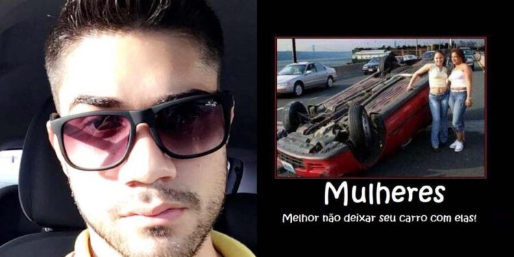 Fábio L. Menino tem post nas redes sociais ironizando mulheres no volante