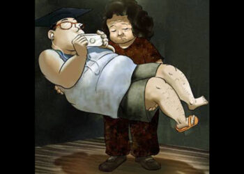 “Geração Cangurú”, A mãe descreveu os filhos como parasitas