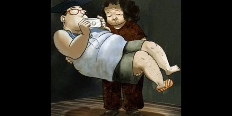 “Geração Cangurú”, A mãe descreveu os filhos como parasitas