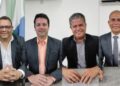 Da esquerda para a direita: Djalma Loureiro, Cesar Barros, Heleno Pedro e Marcílio da Saúde