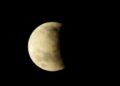 Eclipse lunar parcial.
Foto: Gisele Pimenta/Framephoto