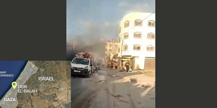 Ataque atinge comboio de civis em rota de fuga e deixa 70 mortos em Gaza