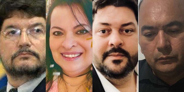 Alexandre Santos, Aldira Alves, Amisadai Andrade e Paulino Fernandes de Lima