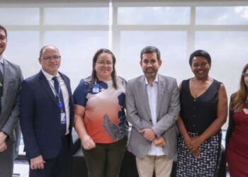 Espedita Medeiros (Peloka) e Espedita Quilombola (PSD) foram recebidas por Alex Campos e equipe na sede da Companhia