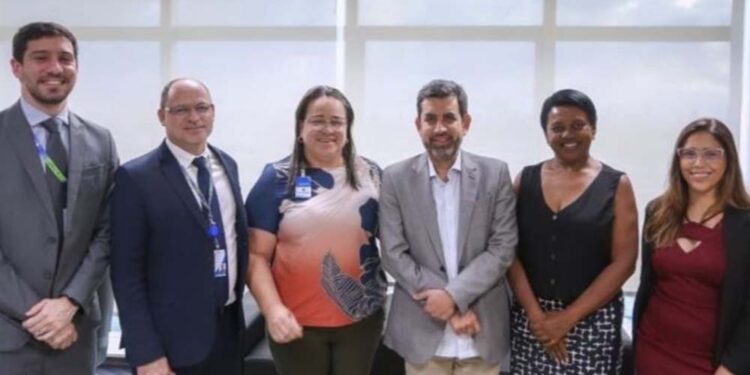 Espedita Medeiros (Peloka) e Espedita Quilombola (PSD) foram recebidas por Alex Campos e equipe na sede da Companhia