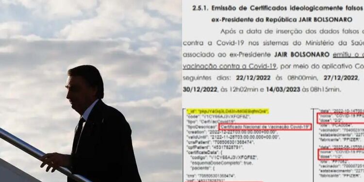PF: Certificado falso de vacinação de Bolsonaro foi emitido antes de viagem aos EUA