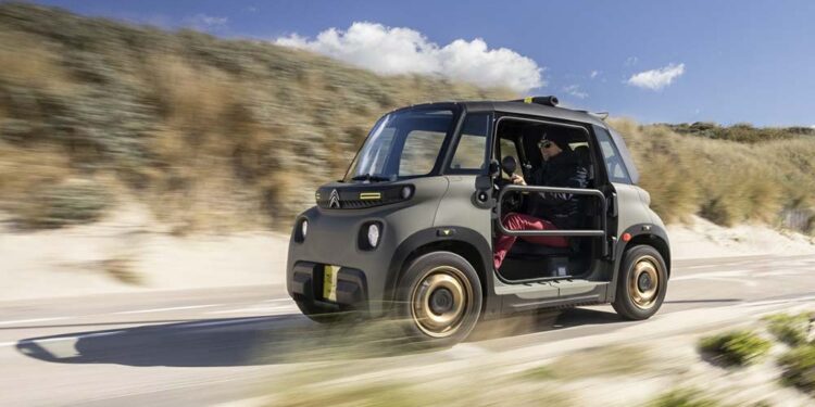 Citroen Ami Buggy, versão elétrica de uma das marcas da montadora, que no Brasil vai investir em modelos que também rodarão com álcool