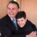 A influenciadora Karol Eller e o ex-presidente Jair Bolsonaro