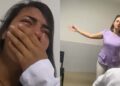 Amanda Oliveira gravou agressão e postou nas redes sociais