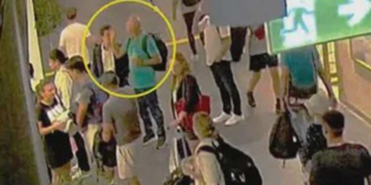 PF circulou momento, na imagem do circuito interno, em que a mão do empresário, segundo o inquérito, atinge o rosto do filho do ministro