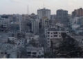 Destruição na faixa de Gaza.