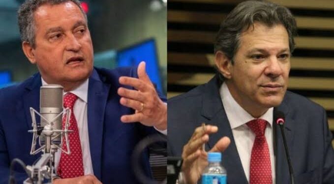 Rui Costa (Casa Civil) e Fernando Haddad (Economia) divergem sobre o controle dos gastos públicos