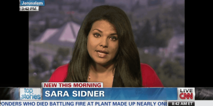 Sara Sidner pediu desculpas por espalhar desinformação sobre “bebês decapitados”. Foto: Reprodução