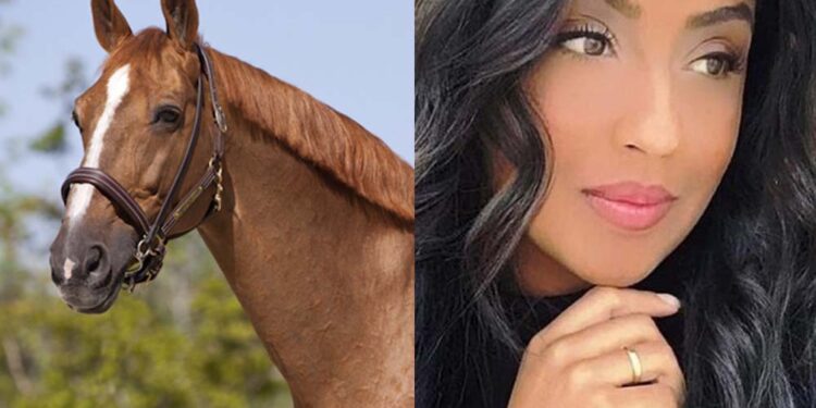 Lídia Pires Ferreira treinava para uma competição de hipismo quando sofreu o acidente na manhã deste domingo (1º)