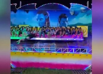 Adolescente é arremessada de brinquedo em parque de diversões