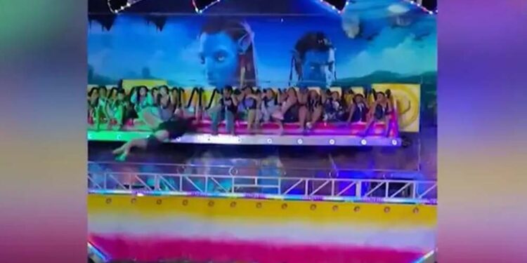 Adolescente é arremessada de brinquedo em parque de diversões