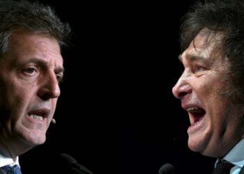 Sergio Massa e Javier Milei disputam segundo turno na Argentina