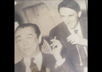 Ronan, ao lado do então presidente Juscelino Kubitschek