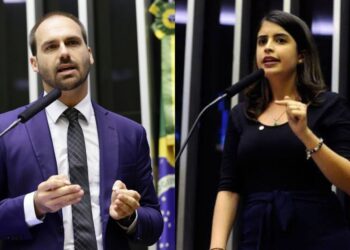 O deputado insinuou que a colega teria beneficiado um bilionário ao defender projeto de lei.