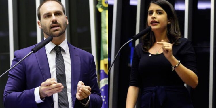 O deputado insinuou que a colega teria beneficiado um bilionário ao defender projeto de lei.