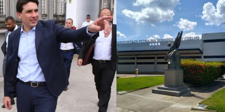 Silvio Costa Filho vai apresentar o plano de investimentos para o sítio aeroportuário.