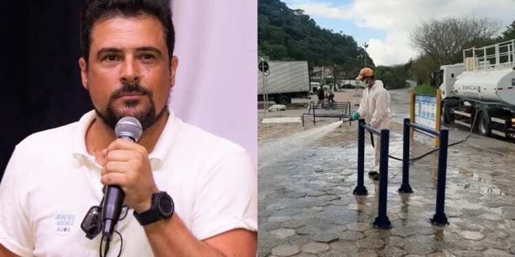 MP acusa prefeitura de ter feito 'contrato de boca' para sanitização de rua