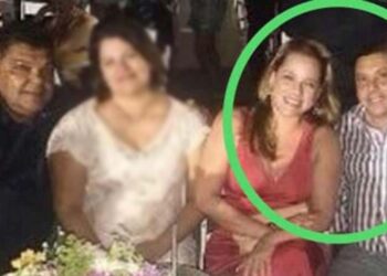 O irmão de Sebastião Figueirôa, (à esq), e Fabiana Rabin e Sebastião Figueirôa (no detalhe).