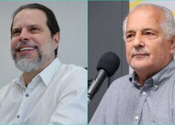 Bruno Rodrigues (esq) não deu espaço para grupo de Zé Neves (dir) e consenso não saiu.