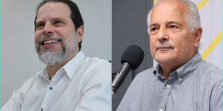 Bruno Rodrigues (esq) não deu espaço para grupo de Zé Neves (dir) e consenso não saiu.