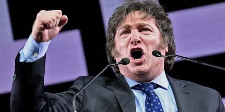 Javier Milei, da coalizão La Libertad Avanza