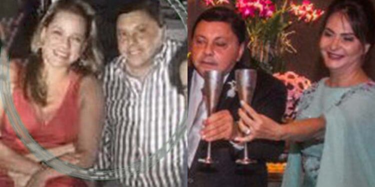 Fabiana Rabin e Sebastião Figueiroa (à esq.). O empresário e Sandra Mendonça (à dir.)