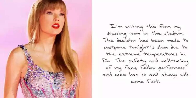 Em comunicado, a artista se disse preocupada com segurança de seus fãs