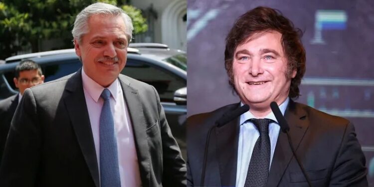 Alberto Fernandes e Milei estão reunidos na residência presidencial.