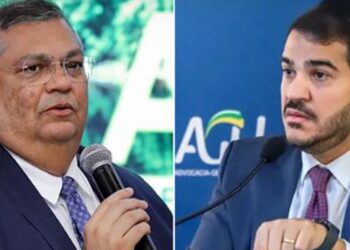 Flávio Dino (Ministro da Justiça) e Jorge Messias (AGU)