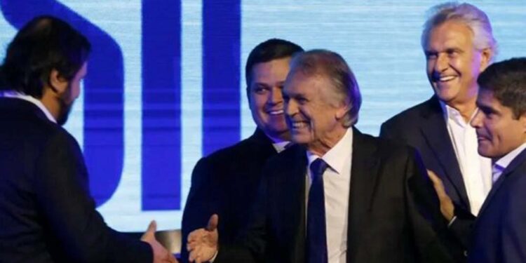 Antonio Rueda e Luciano Bivar, em evento do União Brasil