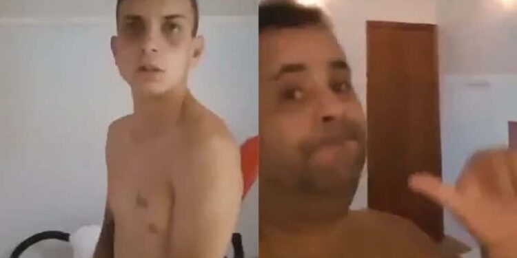 Vídeo mostra genro pelado com sogro em motel