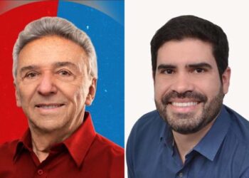 Ex-prefeito José Queiroz e diretor da Empetur, Tonynho Rodrigues