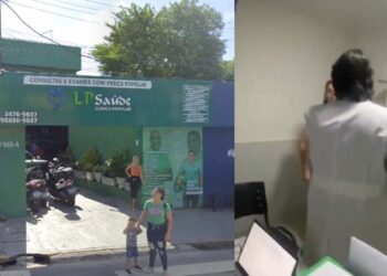 Homem que aparece de costas pode ser falso médico