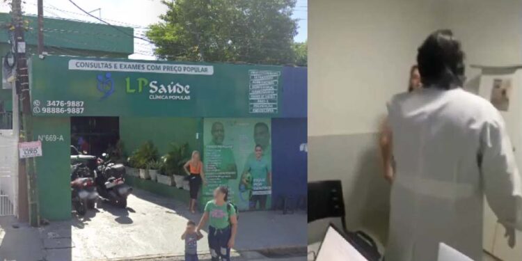 Homem que aparece de costas pode ser falso médico