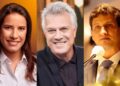 Raquel Lyra (PSDB), Pedro bial e João Campos (PSB)