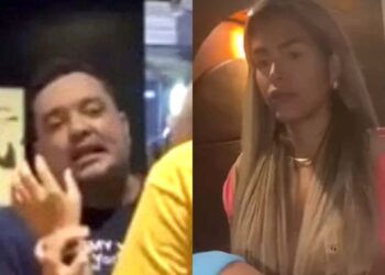 Antonio Fellipe Rodrigues Salmento e a esposa Kalidiane Costa