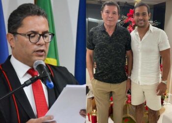 O desembargador Paulo Freitas e os bicheiros Severino Bezerra e Edmar Bezerra