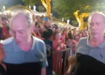 Ciro Gomes agride jovem após provocação em show de samba.