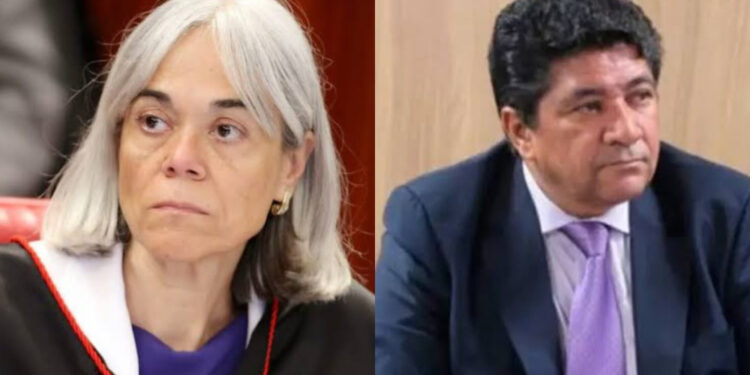 Presidente do STJ Maria Teresa e Ednaldo Rodrigues ex presidente da CBF