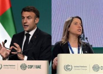 Fala de Emmanuel Macron, rende bate-papo, com a governadora Raquel Lyra (PSDB)