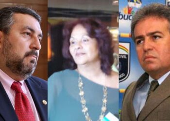 Os delegados Jeann Barros Silva, Olga Câmara e Osvaldo Morais