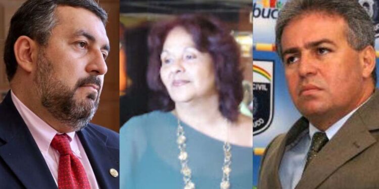 Os delegados Jeann Barros Silva, Olga Câmara e Osvaldo Morais