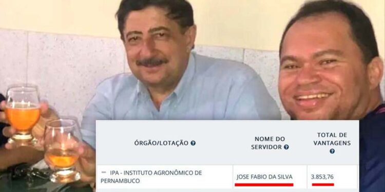 Joaquim Neto e José Fabio da Silva, funcionário fantasma do IPA